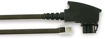 Immagine prodotto di Cavo di collegamento telefonico, TAE/F, 6 m, nero