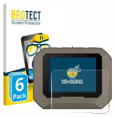 Produktbild von 6x Für Garmin Xero C2 Schutzfolie BROTECT Displayschutz Display Schutz Folie Klar Transparent
