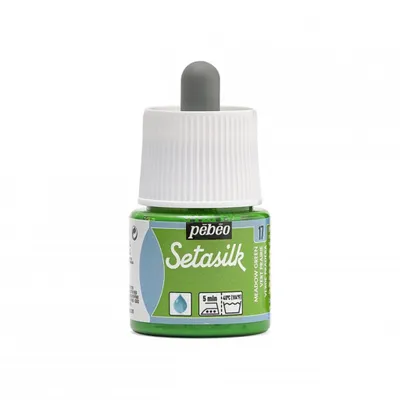 Image de Pebeo Setasilk, 45 ml, 17 vert prairie