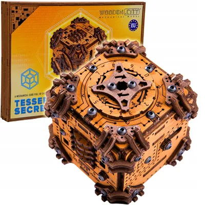Produktbild von Wooden.City Tesseract Holz-Puzzle-Box Logik Mechanisch