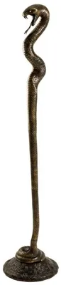Image de Casa Padrino Figurine en bronze design Vipère 33 x H. 149 cm - Décoration de luxe