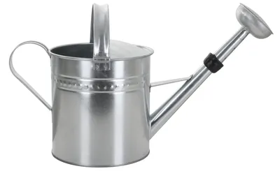 Produktbild von Gießkanne aus Zink mit Brause, rund, Landhausstil 6,5 Liter