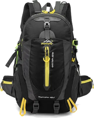 Produktbild von 40L Bergsteigerrucksack, kleiner Rucksack, wasserdichter Bergsteigerrucksack, packbarer Rucksack, Damen- und Herren-Outdoor-Bergsteigerrucksäcke
