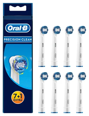 Obrázek produktu pro Braun Oral-B EB náhradní hlavice Precision Clean, balení 7 + 1 kus