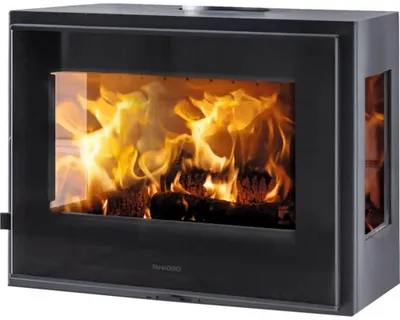 Obrázok produktu pre Krbové kachle Panadero Java Wall oceľ čierne 5,9 kW