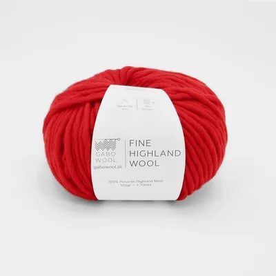 Zdjęcie produktu dla Włóczka Gabo Wool Fine Highland Wool  2383 / czerwień