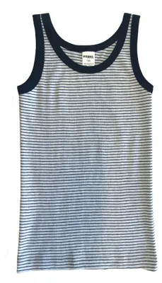 Produktbild von HERMKO 2800 Jungen Unterhemd aus 100% Baumwolle Knaben Tank Top, Farbe:marine, Größe:116