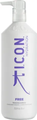 Produktbild von I.C.O.N Free, Frauen, Professionelle Haarspülung, beschädigtes Haar, trockenes Haar, Feuchtigkeitsspendend, Glanz, 1000 ml, Pumpenflasche