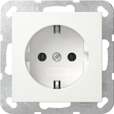 Produktbild von GIRA 446627, Schuko, Weiß, 250 V, 16 A, 250 V, 2,9 cm