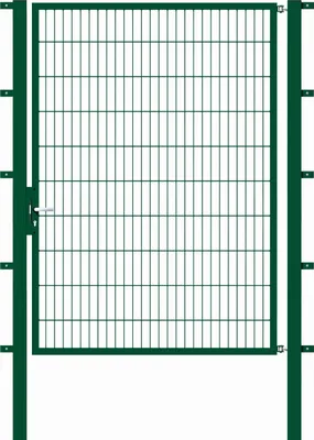 Immagine prodotto di Alberts 647476 Cancello singolo Flexo con accessori, verde, larghezza 150 cm, altezza 200 cm