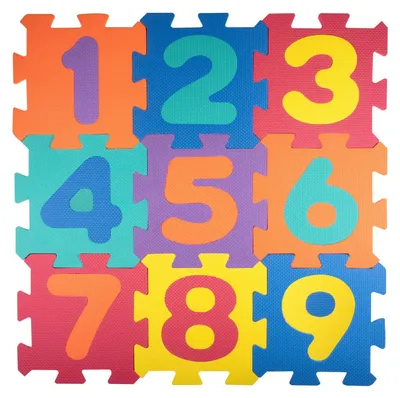 Obrázek produktu pro Mata piankowa edukacyjna puzzle dla dzieci LET'S PLAY 18el