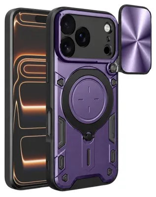 Produktbild von Techsuit - CamGuard Pro Hülle für iPhone 17 Pro Max - lila