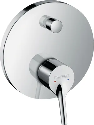 Produktbild von Hansgrohe Wannenmischer Unterputz Talis S Fertigset chrom mit Sicherungskombination 72406000