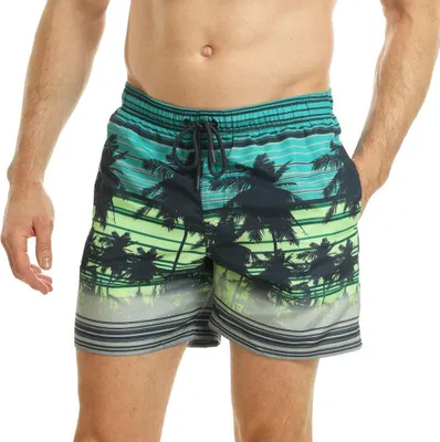 Produktbild von RIPT Essentials - Badeshorts für Herren PB274 (L) (Limone/Blau)