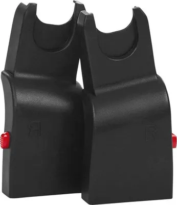 Productafbeelding van Adapter voor kinderwagens - Compatibel met diverse modellen en autostoelen - Kleur: zwart