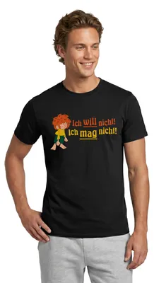 Produktbild von Spreadshirt Pumuckl Ich Will Nicht Ich Mag Nicht Männer T-Shirt, XL, Schwarz