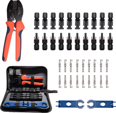Produktbild von Cansolar Solar Crimpzange Set 2.5/4/6mm² 10 Paar Solarstecker