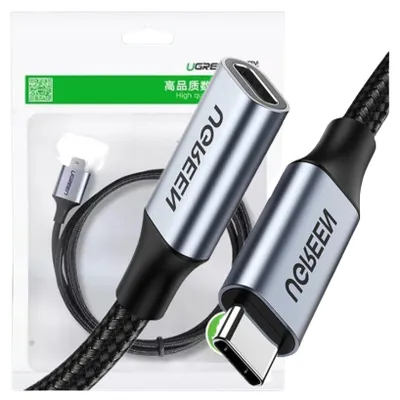 Immagine prodotto di Ugreen Cavo di estensione Usb-C 3.1 Gen2 Us372, 4K, 100W, 1M (nero)