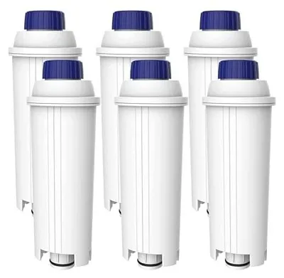 Zdjęcie produktu dla Filtr do wody zamiennik delonghi DLSC002 węgiel aktywny 6 szt