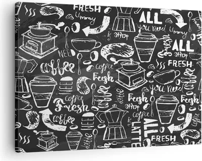 Produktbild von Bild auf Leinwand - Leinwandbild - Graffiti modern - 70x50cm - Wand Bild - Wanddeko - Wandbilder - Leinwanddruck - Bilder - Kunstdruck - Wanddekoration - Leinwand bilder - Wandkunst - AA70x50-3788