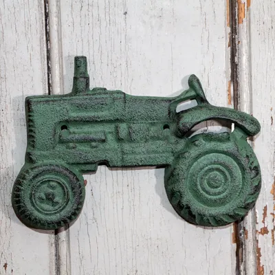 Produktbild von Wandflaschenöffner Traktor, Eisen, Grün, Flaschenöffner