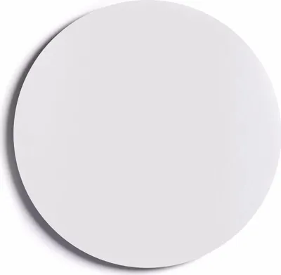 Produktbild von Runde Magnetplatte weiß 60 cm Durchmesser - rahmenlose weiße Tafel