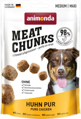 Image de animonda Morceaux de viande pour chiens adultes – Poulet pur – 80 g