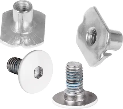 Produktbild von Powerslide Cuff+anti Rivet Fitting Next Schraube Silber  Silber One Size