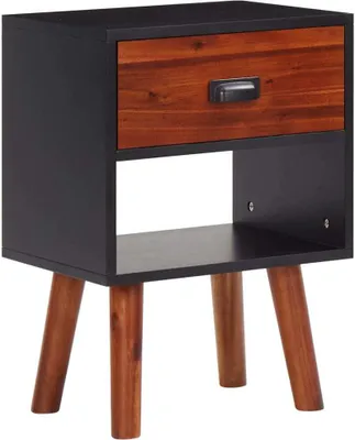 Produktbild von Nachttisch Akazienholz Massiv 40x30x57 cm