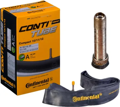 Produktbild von Continental 10/11/12 AV34 194/222x44/62 Butyl-Schlauch für Kinderwagen und Roller