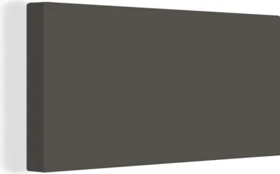 Obrázek produktu pro OneMillionCanvasses® - Obrazy na plátně - Šedá - Barvy - Jednobarevné, Fototapeta, Nástěnné dekorace obrazy obývací pokoj, 80x40cm