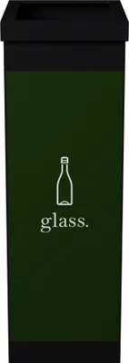 Produktbild von Paperflow Mülltrenner Glas CTSGL.01 60l sw
