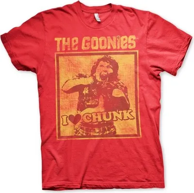 Produktbild von I Love Chunk T-Shirt - X-Large - Red