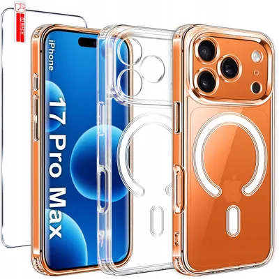 Produktbild von Transparentes Magnet-Etui für iPhone 17 Pro Max für MAGSAFE CASE Glas