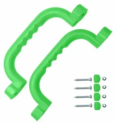 Produktbild von Haltegriffe Set - 2-teilig - Limettengrün - 240 x 75 mm - Für Spielturm und Spielplatz