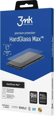 Produktbild von 3mk Display Gehärtetes Glas HardGlass Max für Xiaomi Redmi 10 5G 0,3mm 9H