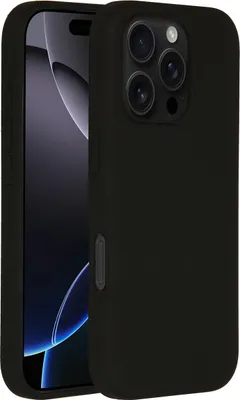 Produktbild von Accezz Liquid Silikoncase mit MagSafe iPhone 16 Pro - Schwarz