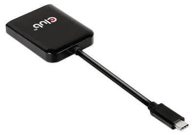Zdjęcie produktu dla CLUB3D CSV-1555, 1,5 m, USB Type-C, 2 x DisplayPort, Męska, Żeńska, Prosty