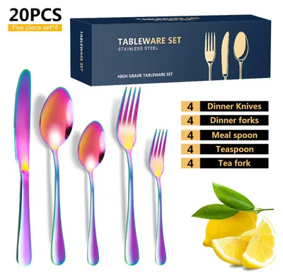 Produktbild von Besteck-Set 20-teiliges Besteckset aus Edelstahl
