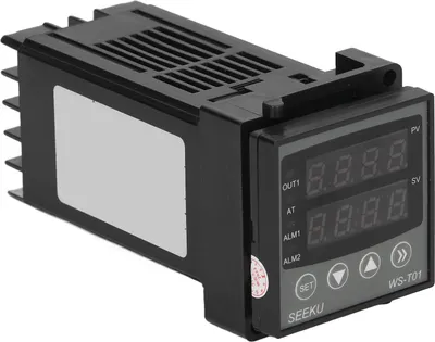 Zdjęcie produktu dla Regulator temperatury PID Cyfrowy wyświetlacz Obudowa ABS Inteligentny miernik kontroli temperatury DC 24V