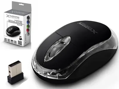 Obrázok produktu pre Bezdrôtová myš Esperanza Harrier USB, čierna, model XM105K, 1000 DPI