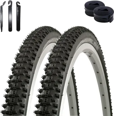 Zdjęcie produktu dla 2 x Schwalbe Smart Sam Performance czarny 37-622 (28,0 x 1,4) + 2 x Schwalbe SV17 40 mm dętki wraz z łyżkami do opon