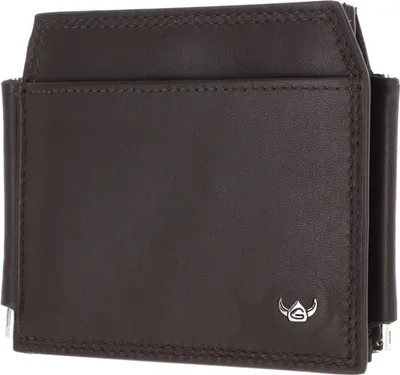 Produktbild von Golden Head Leder Geldklammer Kartenhalter Polo RFID Protect Clip-Scheintasche 1923 Dunkelbraun