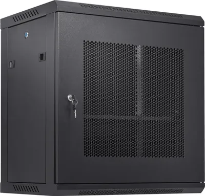 Produktbild von VEVOR 12U Netzwerk-Serverschrank zur Wandmontage, 15,5'' tief, Server-Rack-Schrankgehäuse, max. 200 lbs. Bodenmontierte Ladekapazität, mit abschließbaren Türseitenwänden, für IT-Geräte, A/V-Geräte