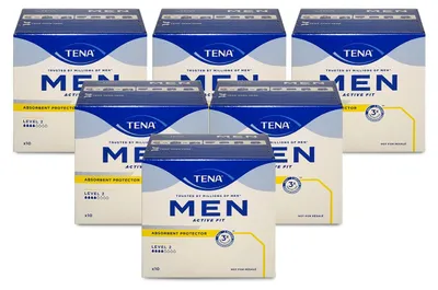 Produktbild von Tena Men Level 2 - 60 Einlagen (6x10 Stk.)