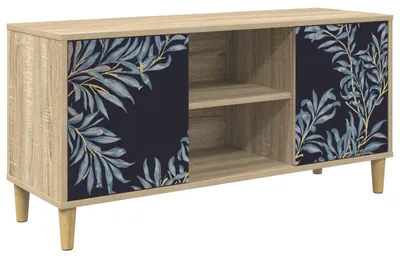 Obrázek produktu pro vidaXL TV stolek DOKKUM, 102 x 33 x 50 cm, Imitace dřeva Sonoma