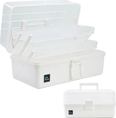 Produktbild von Kinderkistenaus Organizer 3-lagig, weiß, Plastik