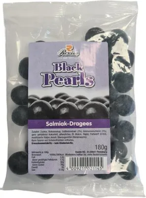 Produktbild von Rexim Black Pearls Salimiak Lakritz 180g