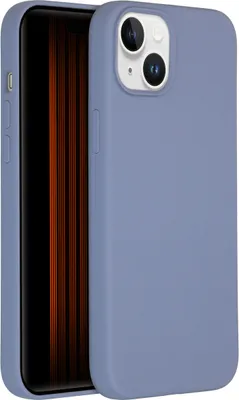 Produktbild von Accezz Liquid Silikoncase mit MagSafe iPhone 15 Plus - Lavender Gray