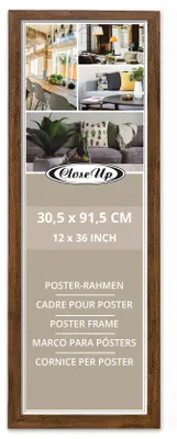 Obrázok produktu pre Rám na plagát 30,5 x 91,5 cm tmavý dub